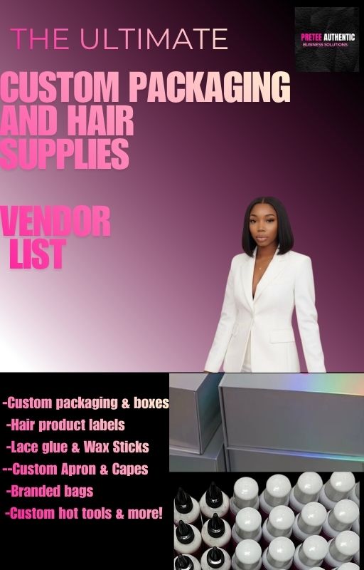 CUSTOM PACKAGING & HAIR SUPPLIES